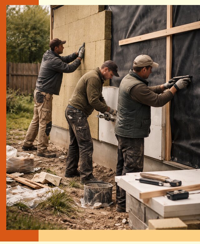 Утепление дачного дома под ключ в Зеленокумске