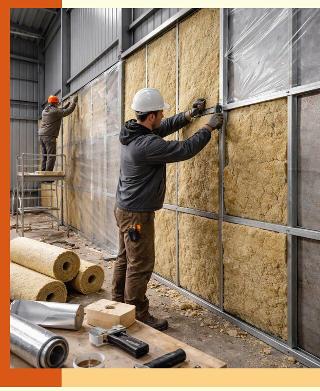 Утепление ангара в Зеленокумске — профессиональная теплоизоляция помещений