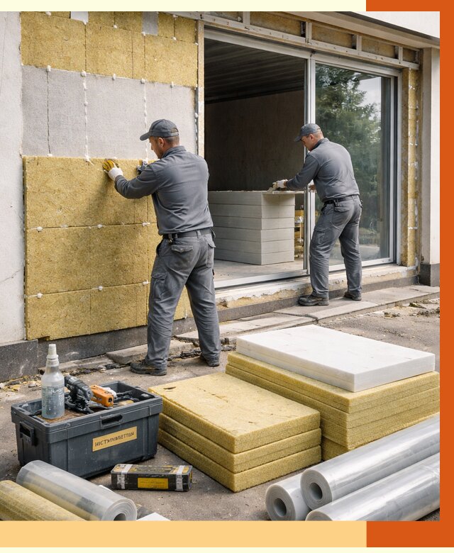 Утепление торгового павильона в Зеленокумске от 14764 руб./м² под ключ | ТепломастерЗлм