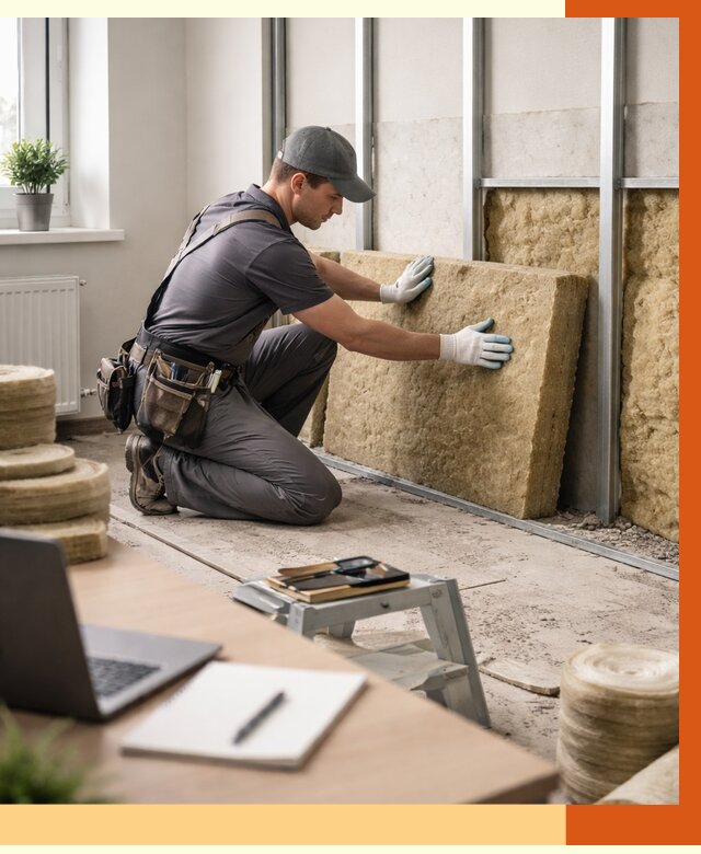 Утепление офиса в Зеленокумске от 4582 руб/м2 — комплексное утепление офиса под ключ | ТепломастерЗлм