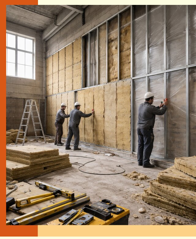 Утепление спортивного зала в Зеленокумске качественно и недорого