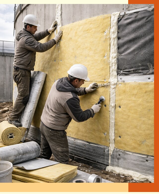 Утепление резервуара в Зеленокумске от 28001 руб/м2 — монтаж ППУ и комплекс под ключ | ТепломастерЗлм