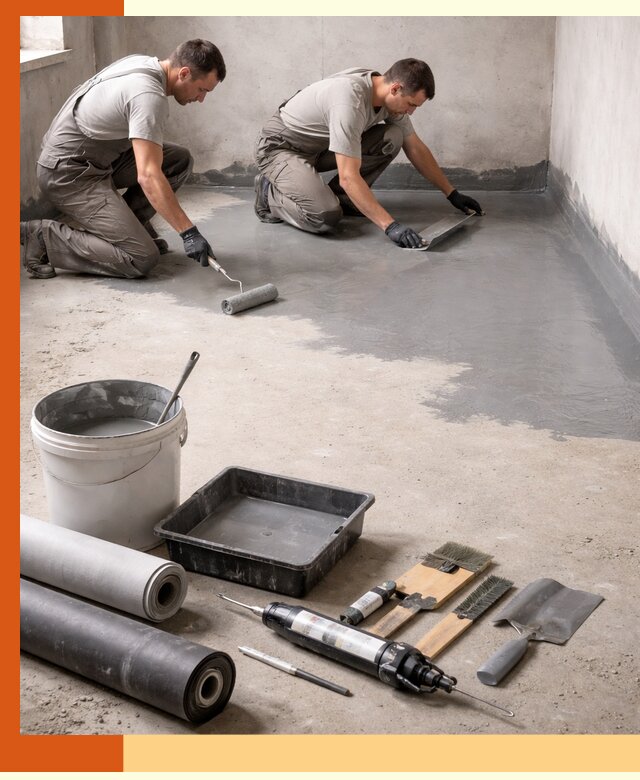 Гидроизоляция пола в Зеленокумске — надежная защита от влаги и протечек