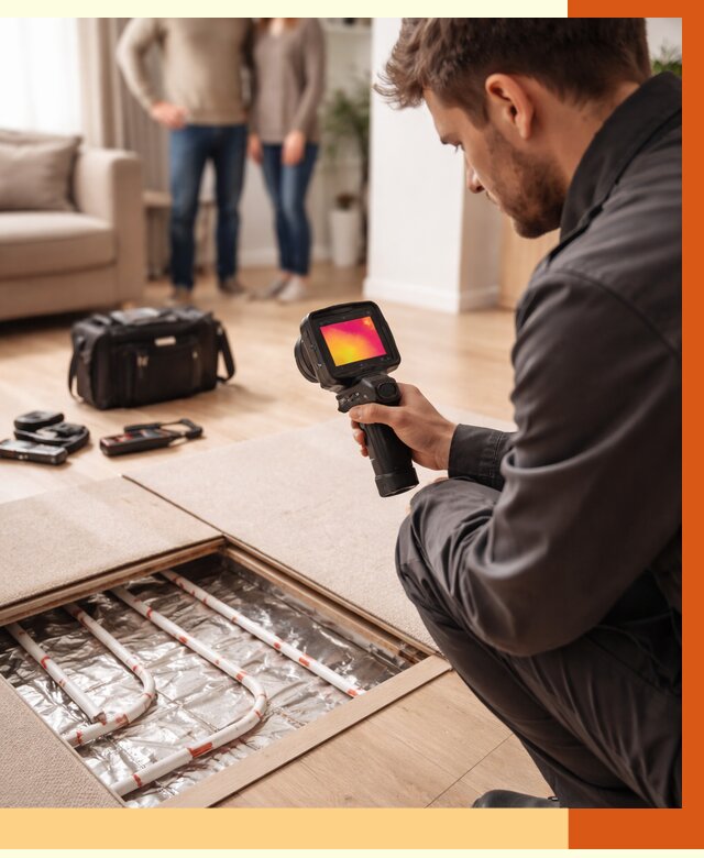 Тепловизионное обследование теплого пола в Зеленокумске от 4582 руб. — ТепломастерЗлм