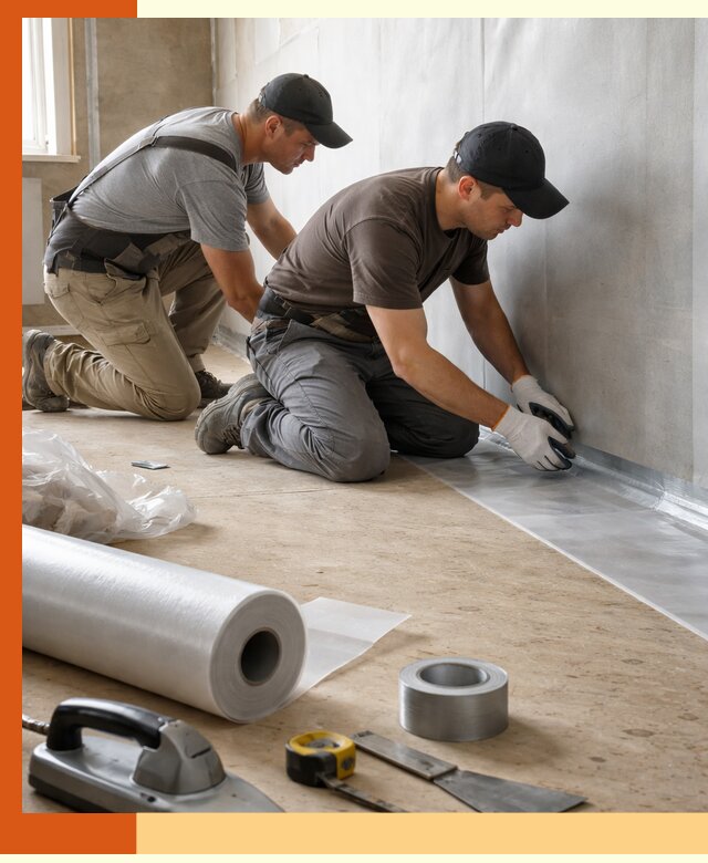 Монтаж пароизоляции для дома и помещений в Зеленокумске